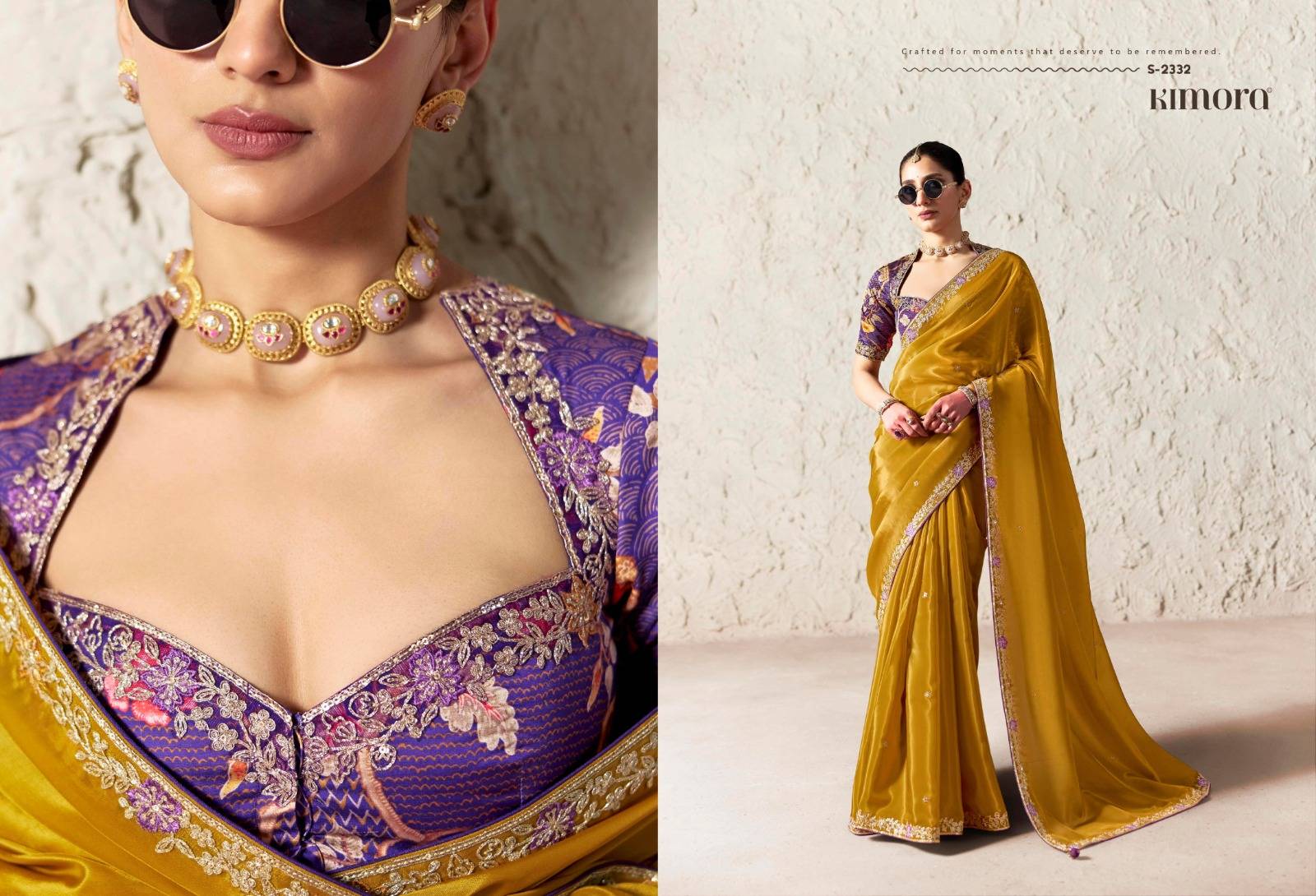 Rangat Vol-4 By Kimora Fashion 2331 To 2345 Series COLORFUL BEAUTIFUL FANCY PARTY WEAR & TRADITIONAL WEAR SAREES AT WHOLESALE PRICE